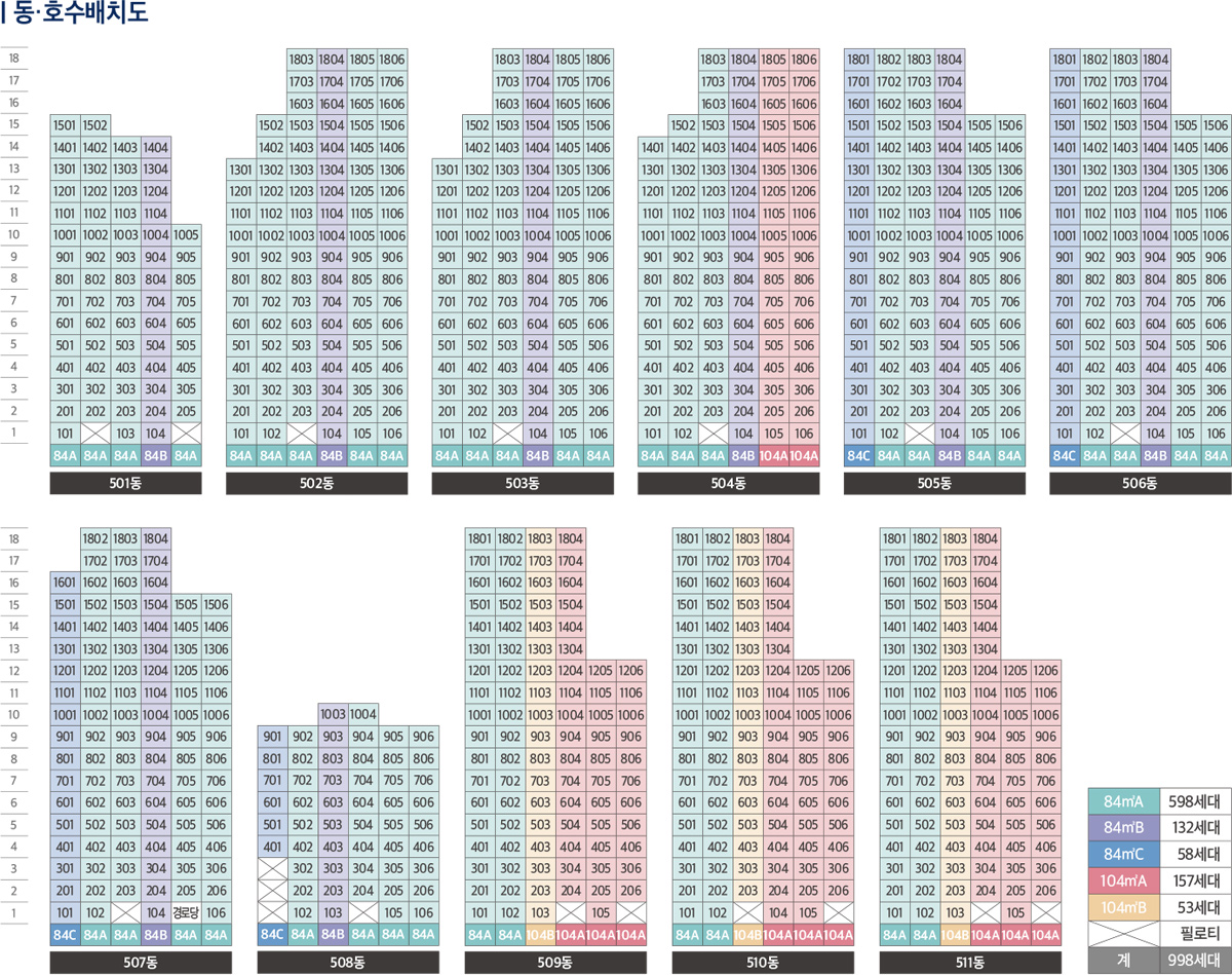 에코델타시티 엘가 로제비앙 동호수표